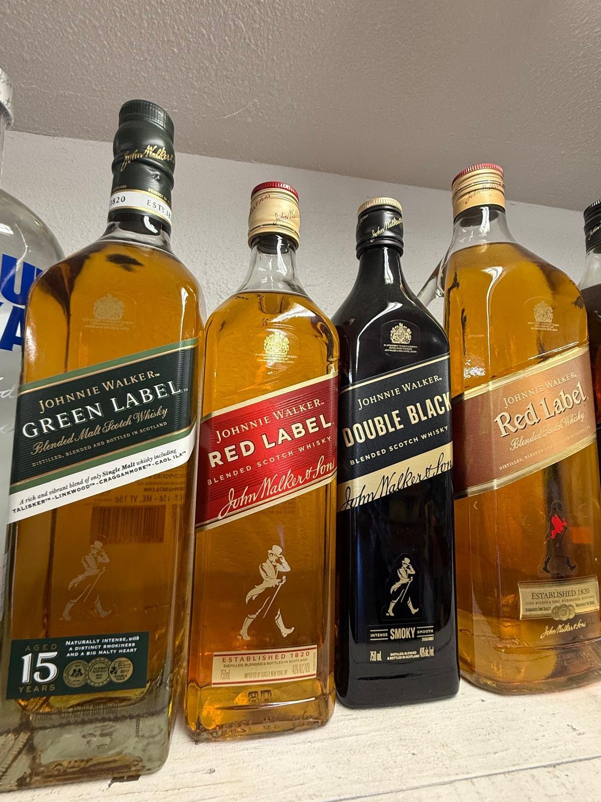Johnnie Walker range